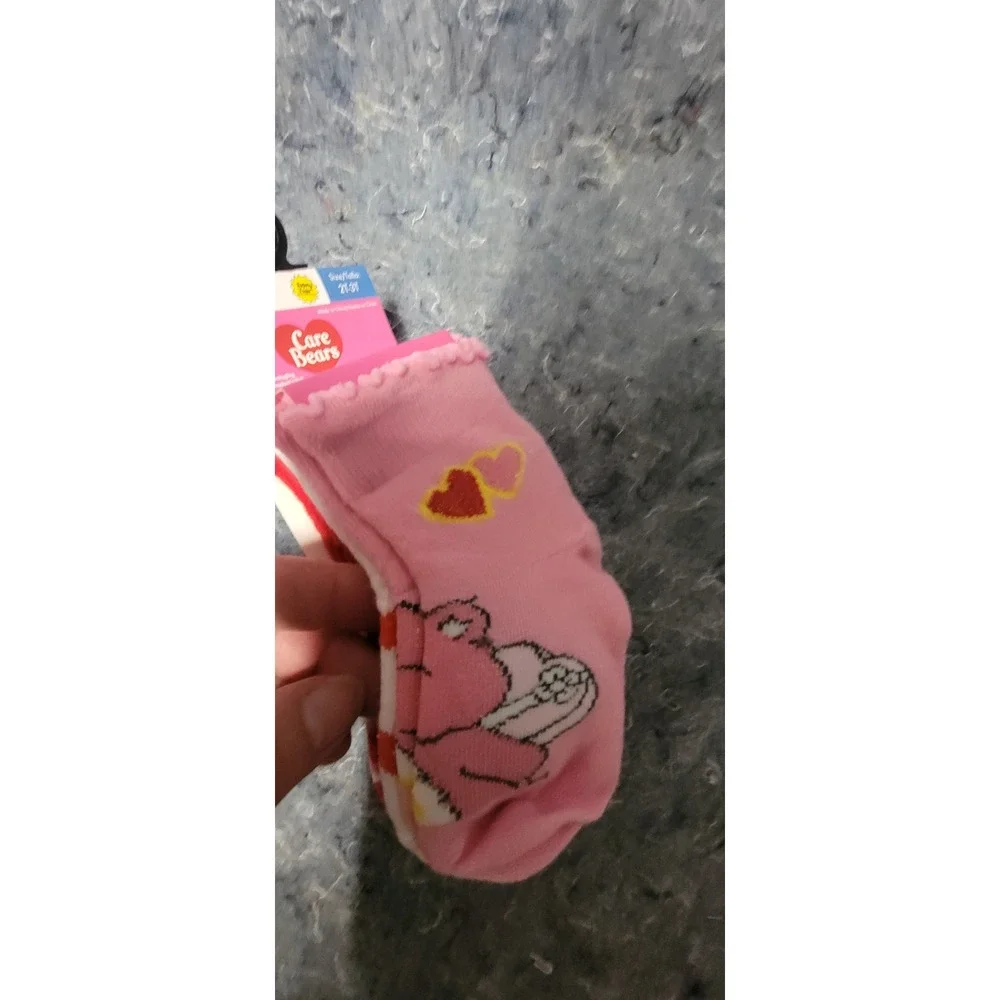 Care Bears‎ Kids Ankle Socks Ruffles Size 2T-3T Set of 3